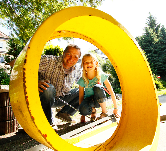 Minigolf spielen