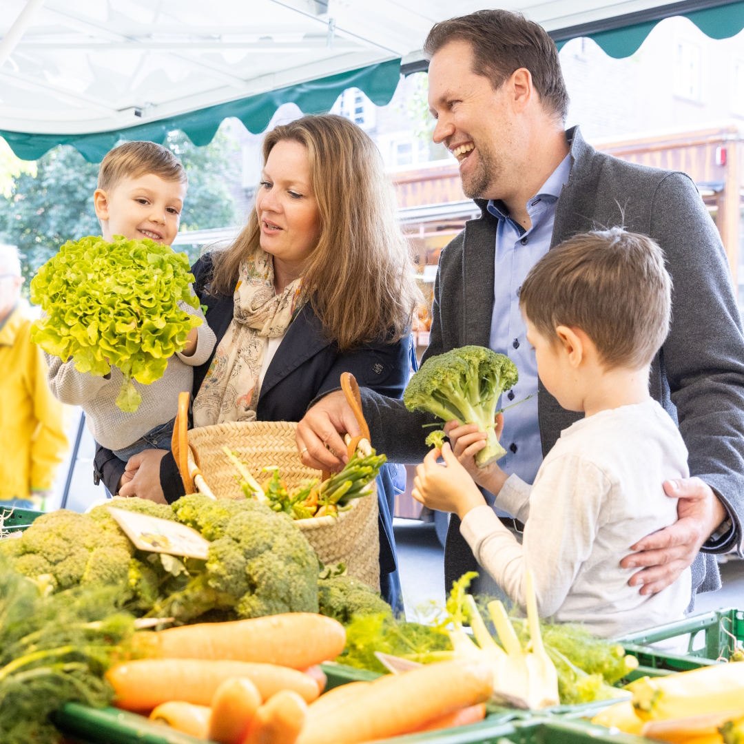 Wochenmarkt am Dienstag