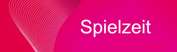 Schriftzug Spielzeit