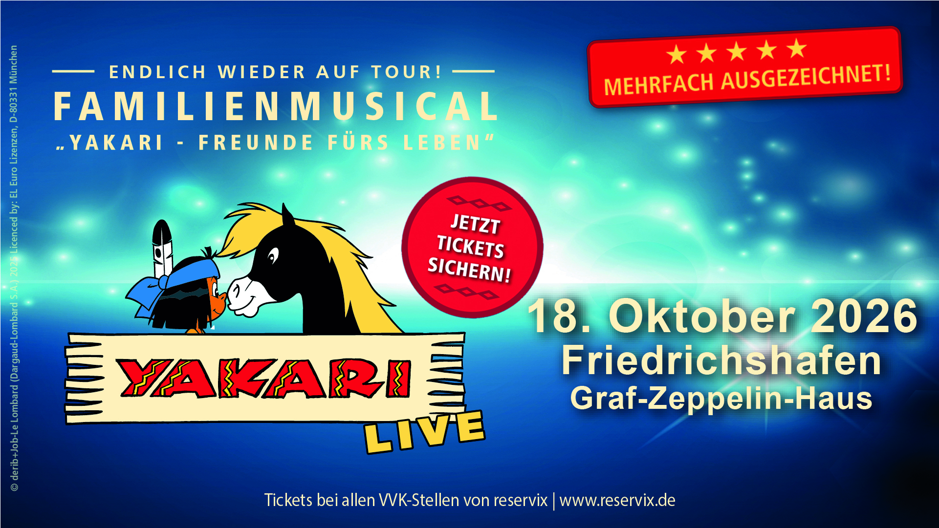 Familienmusical – YAKARI "Freunde fürs Leben"