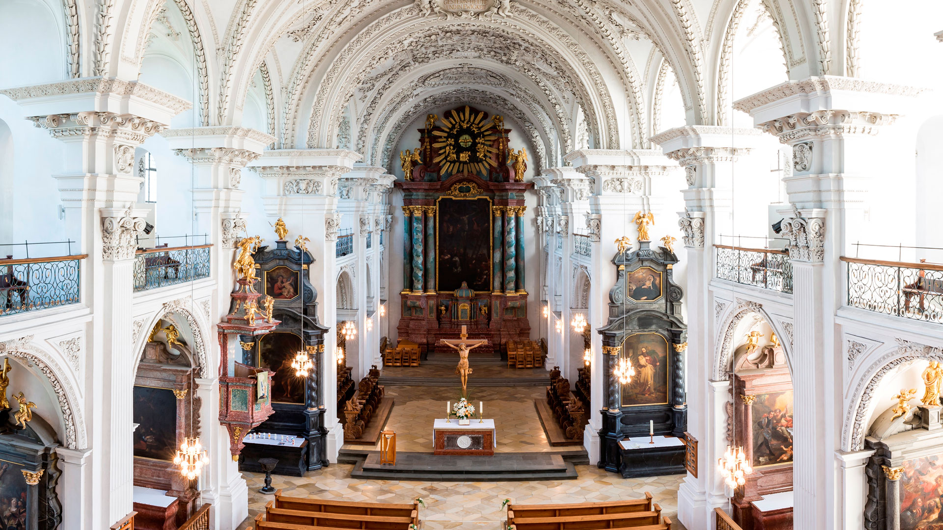 Schlosskirche bei Nacht