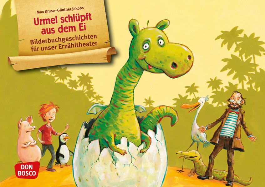 Erzählen mit dem Kamishibai „Urmel schlüpft aus dem Ei"