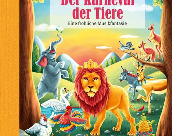 Eine Menge Tiere im Wald.