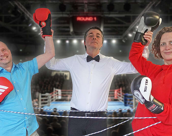 Improvisationstheater lachen Bühne