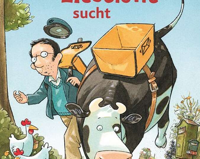 Lieselotte sucht nach einem verschwundenen Paket.