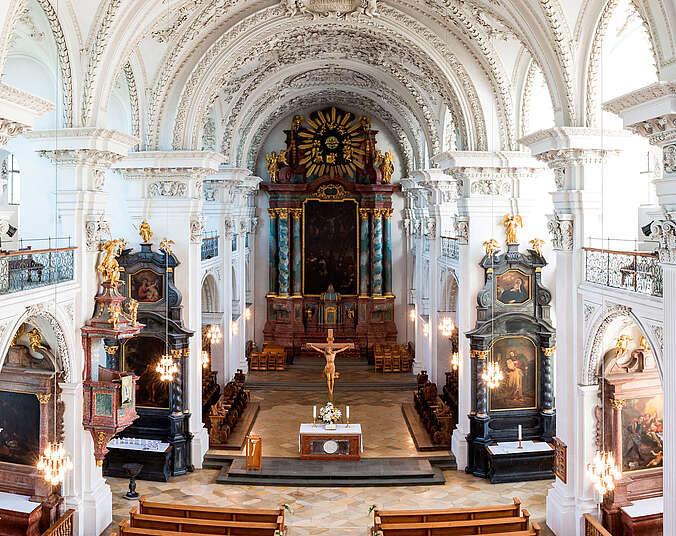 Schlosskirche von innen.