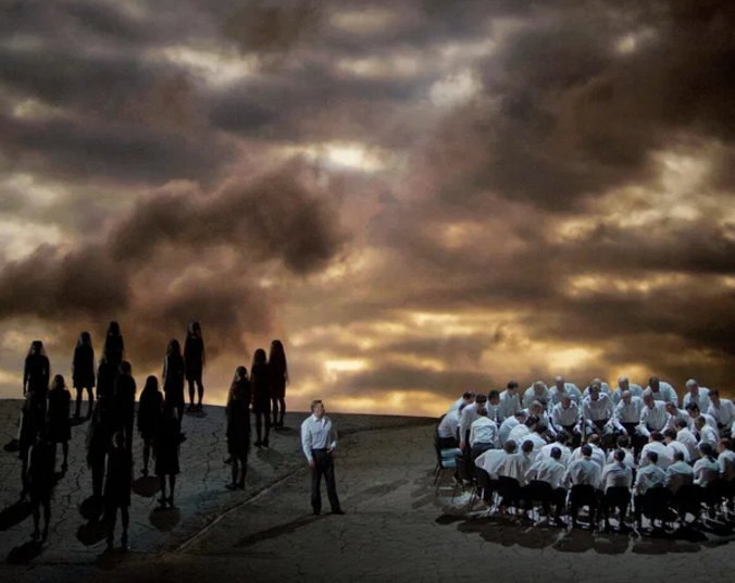 Menschen auf der Bühne. (Foto: 2026 LEONINE Distribution GmbH. Screenshot Veranstalter Cineplex)