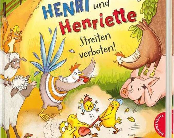 Bild zur Veranstaltung: Bilderbuchkino "Henri und Henriette – Streiten verboten!" / 4-6