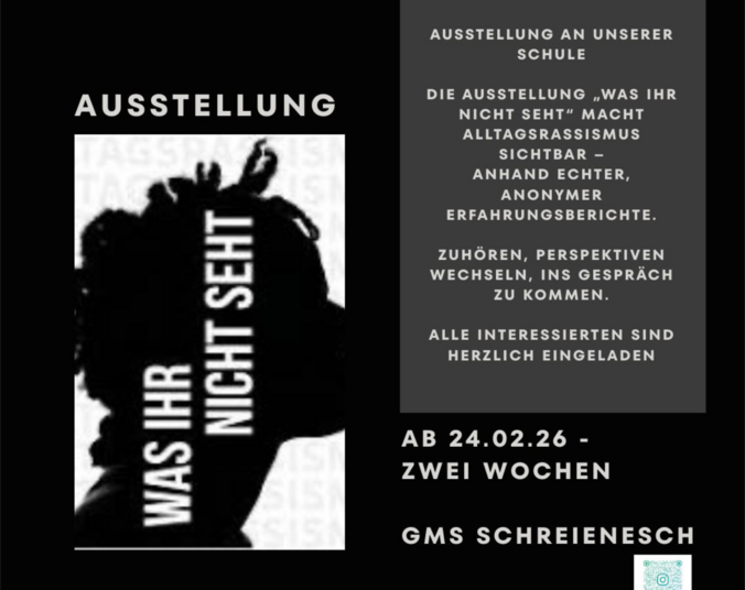 Plakat Ausstellung (Foto: GMS Schreienesch)