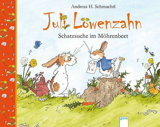 Juli Löwenzahn gräbt nach einem versteckten Schatz.