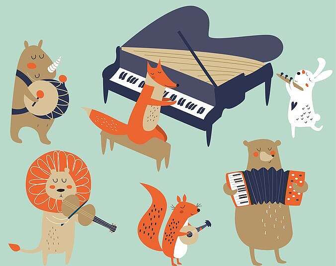 Bild zur Veranstaltung: Der Karneval der Tiere / ab 4 Jahren - ensemble minifaktur