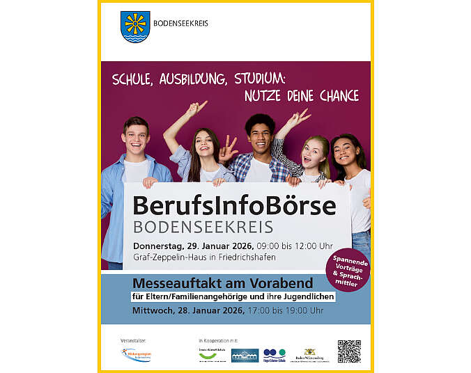 Plakatmotiv zur BerufsInfoBörse 2026