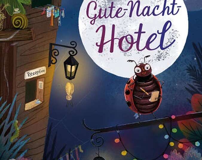Marienkäfer Tupf im Insektenhotel.