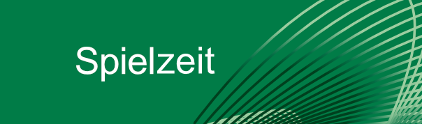 Schriftzug Spielzeit