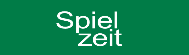 Schriftzug Spielzeit