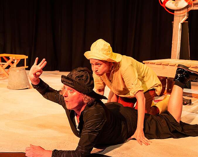 Bild zur Veranstaltung: Die Schnecke und der Buckelwal / 3+ - Theater des Kindes