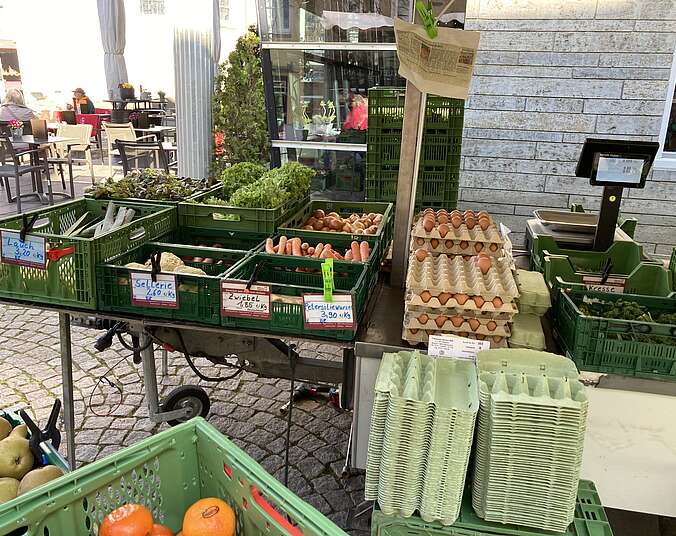 Stand auf dem Schlemmermarkt